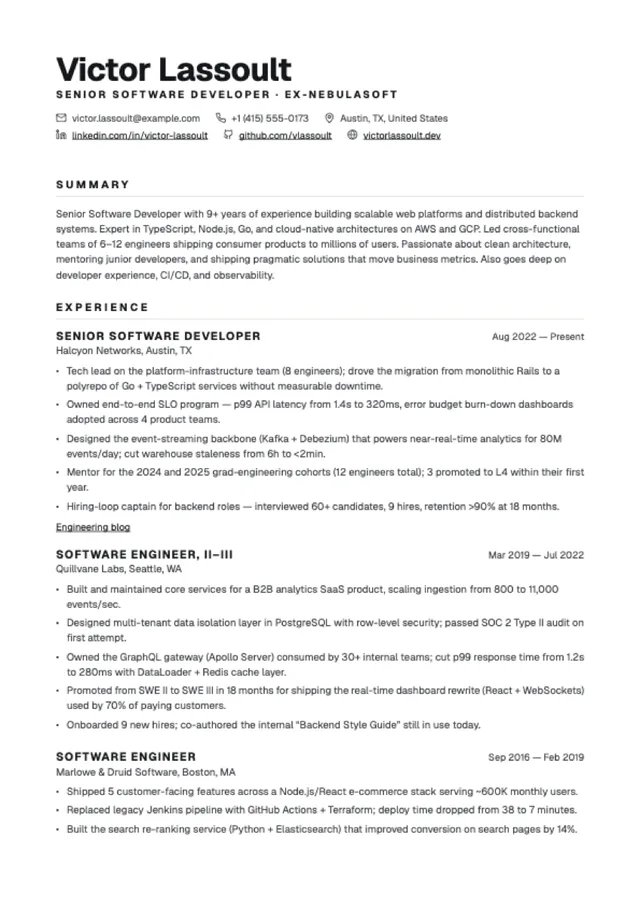 Bulletin layout preview