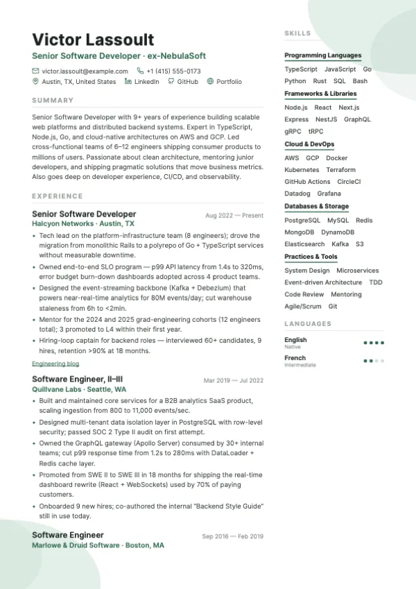 Bloom layout preview