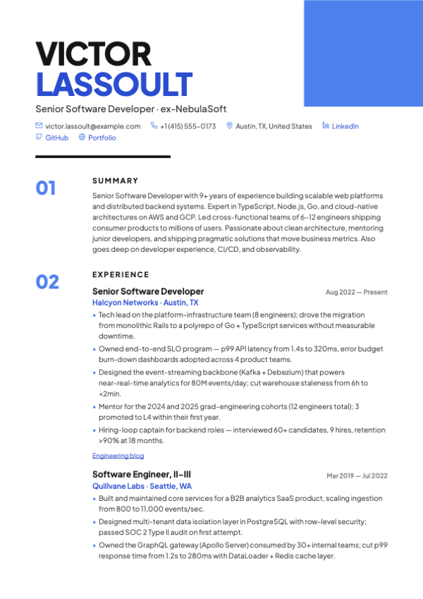 Offset layout preview